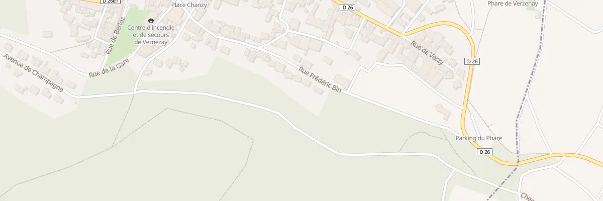 Plan du 24 Rue Frédéric Bin à Verzenay