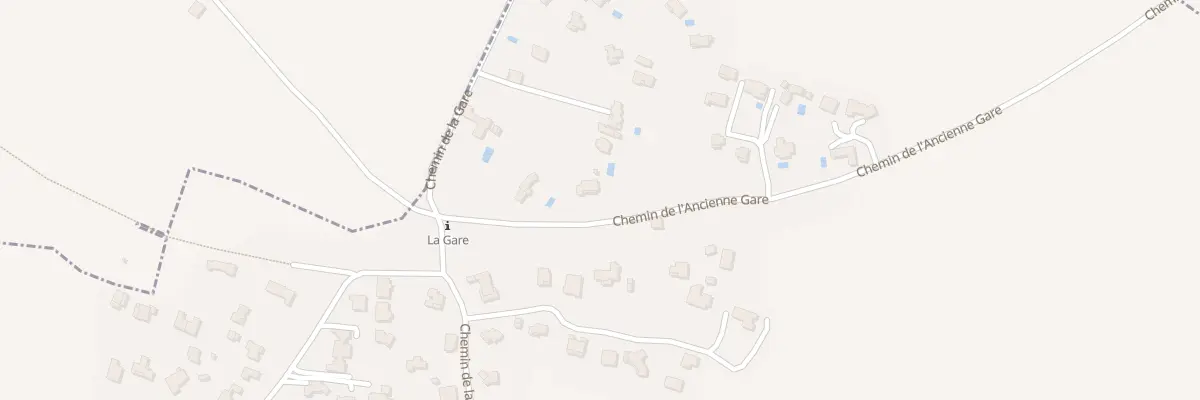 Plan du 111 Che de l’Ancienne Gare à Méjannes-lès-Alès
