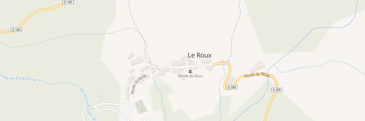Plan du 5032 Le Village au Roux