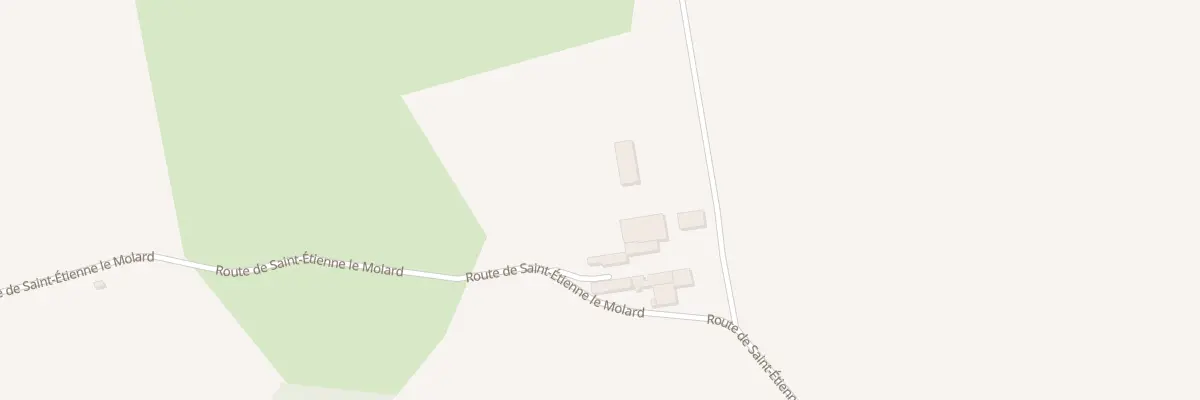 Plan du 1100 Rte de Saint Etienne le Molard à Poncins