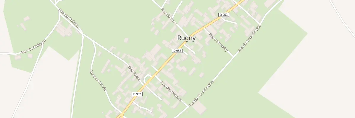 Plan du 20 Gr Grande Rue à Rugny