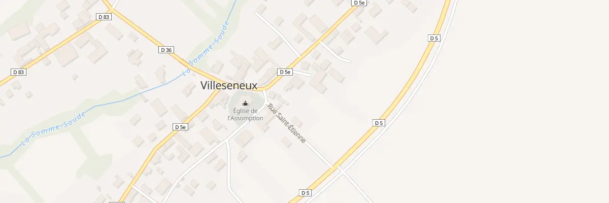 Plan du 4 Rue Principale à Villeseneux