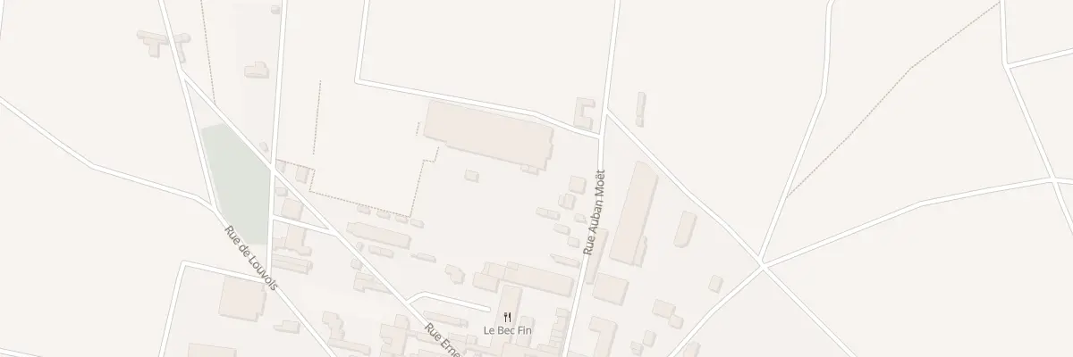 Plan du 13 Rue Auban Moët à Bouzy