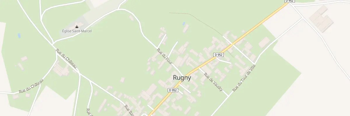 Plan du 4 Rue du Four à Rugny