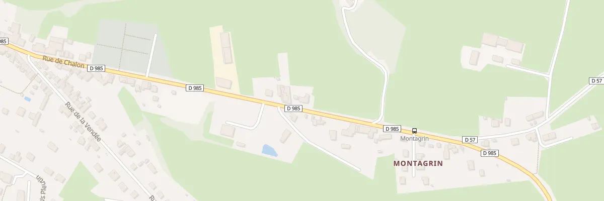 Plan du 57 Rue de Montagrin à Toulon-sur-Arroux