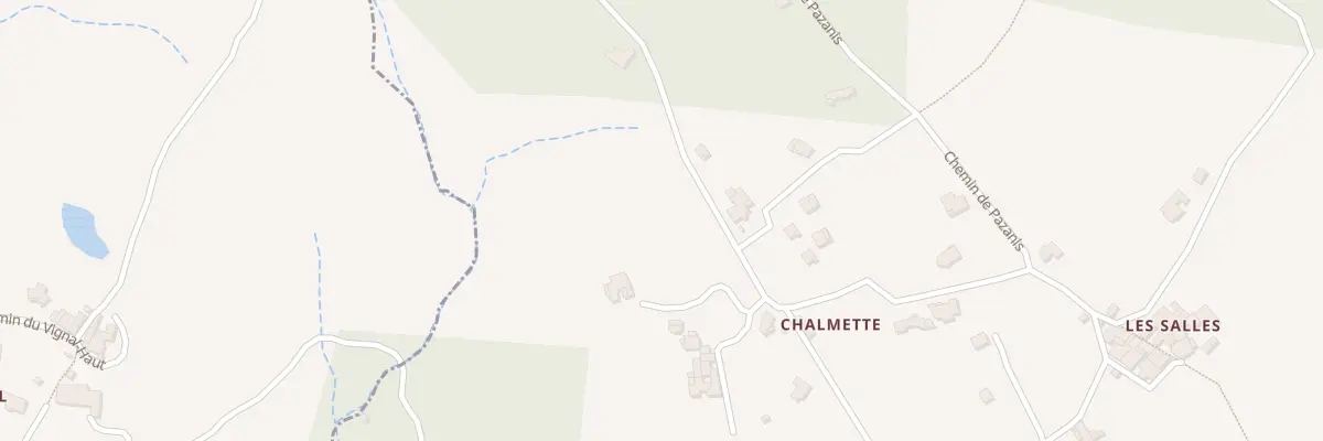 Plan du 6377 La Chalmette à Payzac