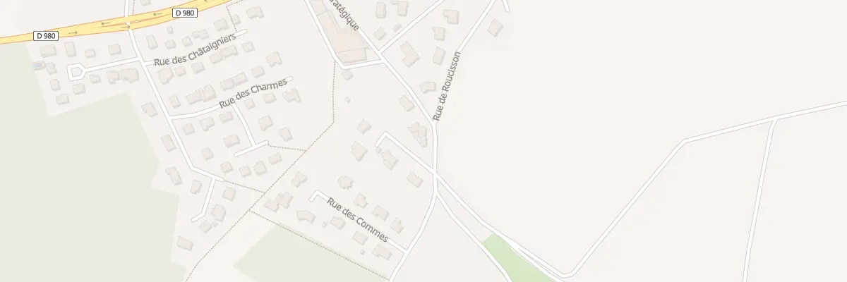 Plan du 8 Rue Strategique à Berru