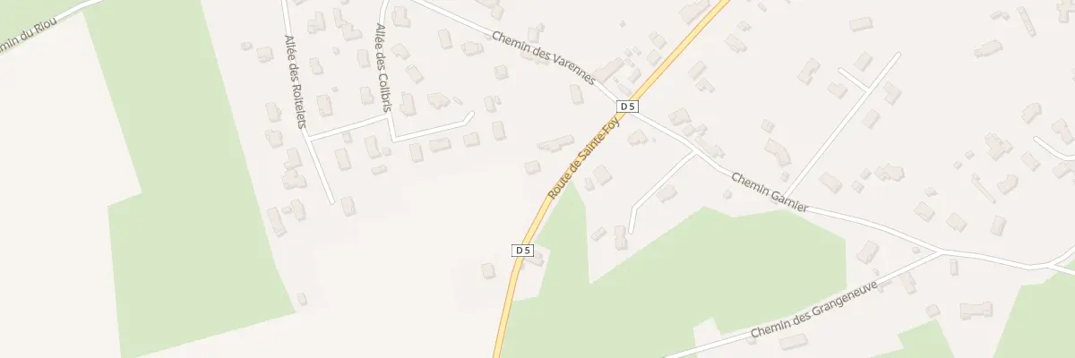 Plan du 36 Rte de Sainte Foy à Nervieux