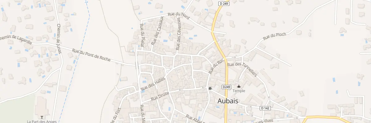 Plan du 4 Rue du Moulin à Aubais