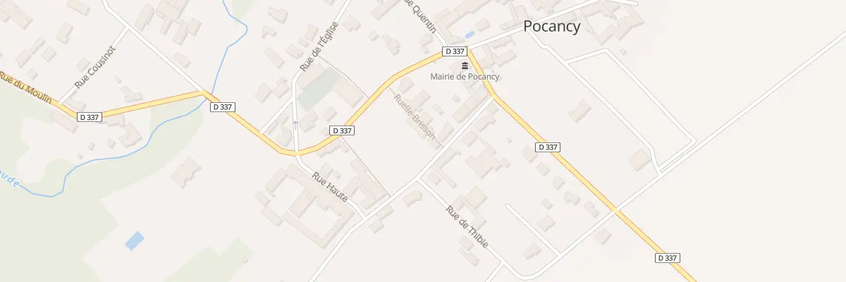 Plan du 17 Rue Haute à Pocancy