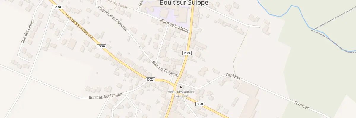 Plan du 5 Rue du Pavé à Boult-sur-Suippe