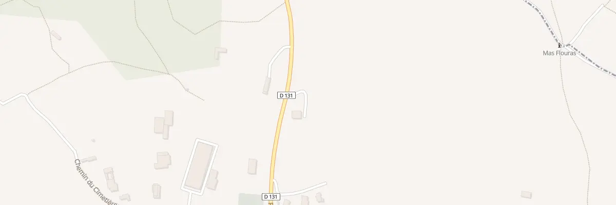 Plan du 1876 Rte de Deaux à Vézénobres