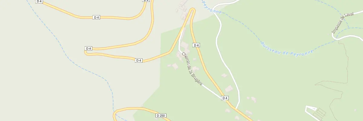 Plan du 169 Che de la Brugère à Planzolles