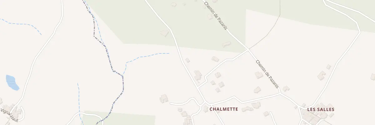 Plan du 6191 Le Serret à Payzac