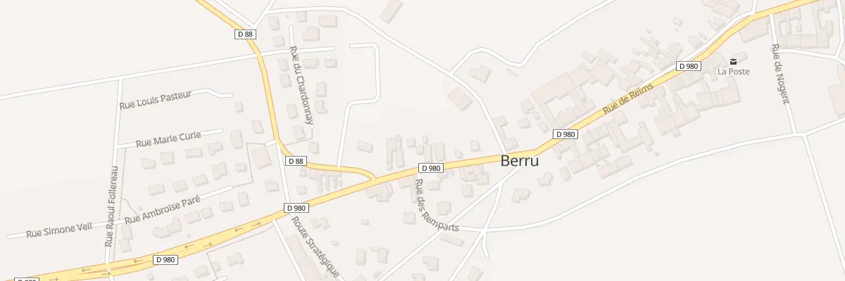 Plan du 26 Rue de Reims à Berru