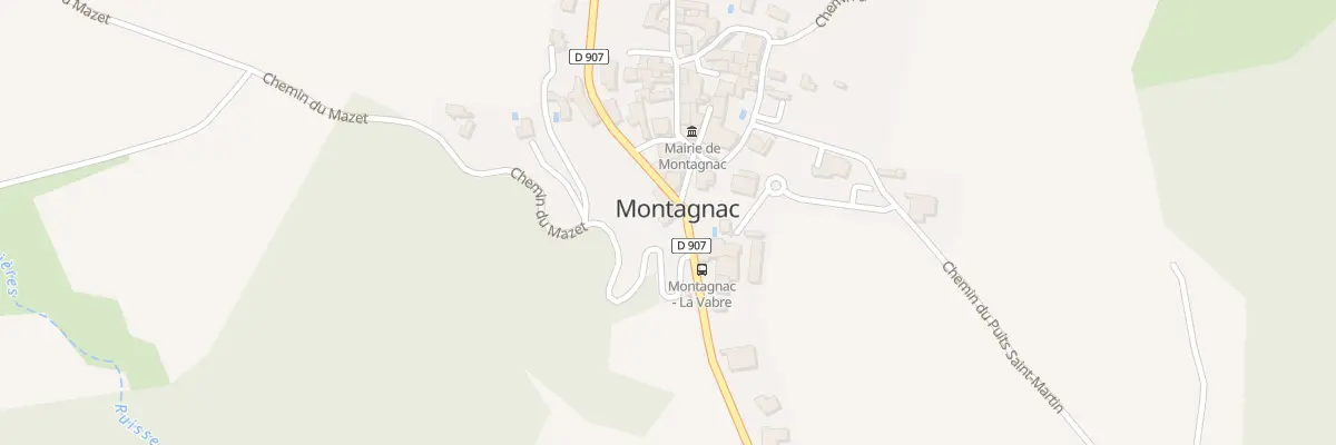 Plan du 5020 Pl de la Mairie à Montagnac