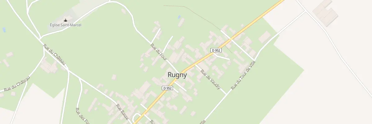 Plan du 19 Gr Grande Rue à Rugny