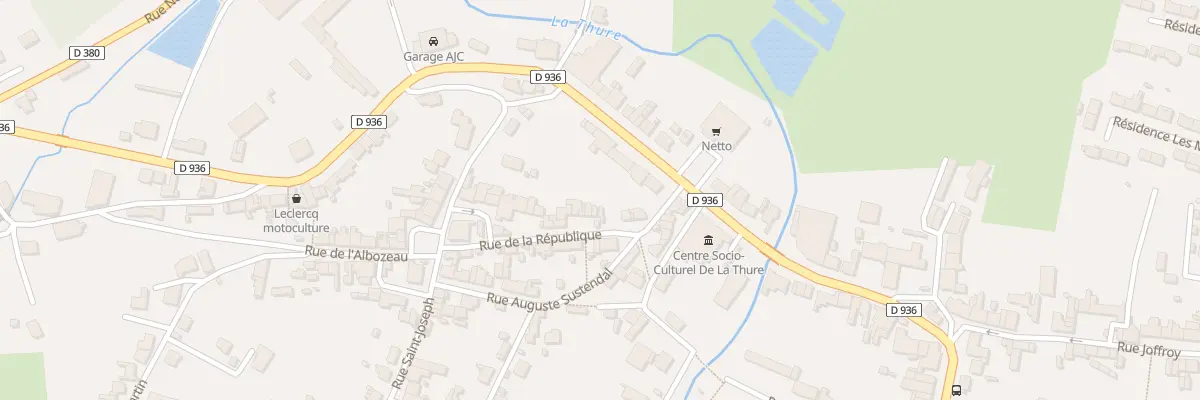 Plan du 5 Rue de la République à Cousolre