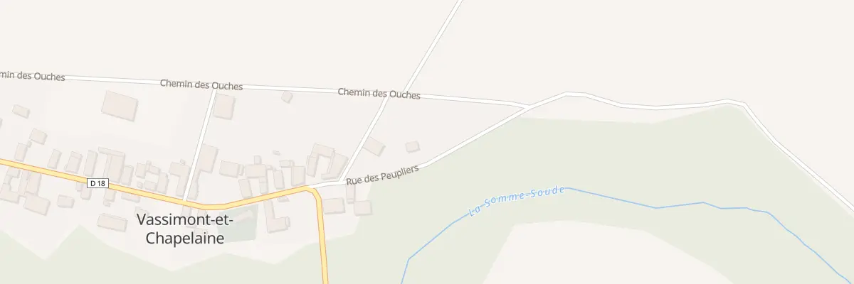 Plan du 5003 Rue des Peupliers à Vassimont-et-Chapelaine