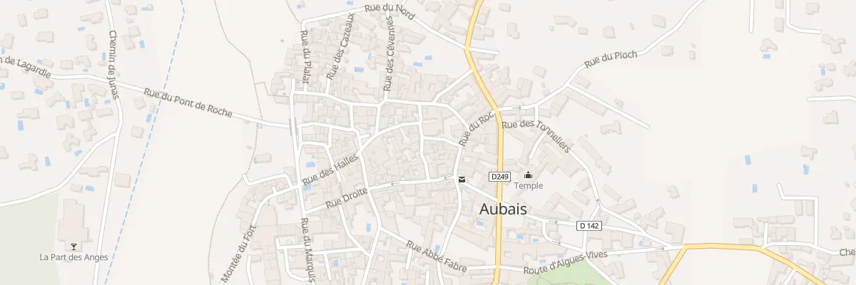 Plan du 3 Rue de la Paix à Aubais