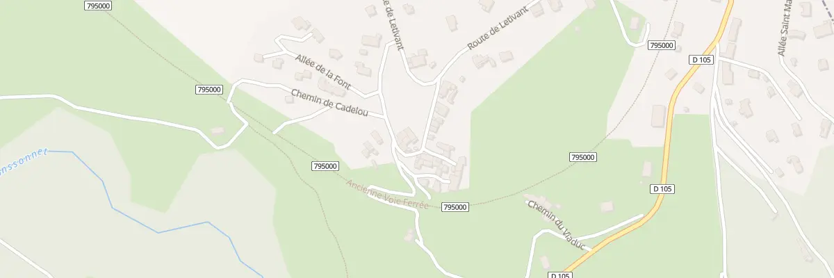 Plan du 82 Che des Quatre Vents à Périgneux