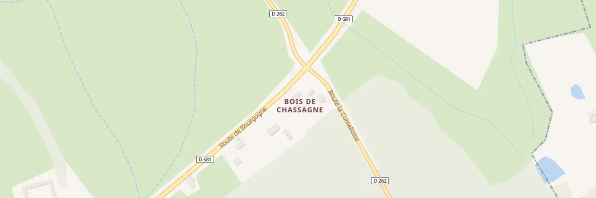 Plan du 132 Rte de Bourgogne à La Comelle