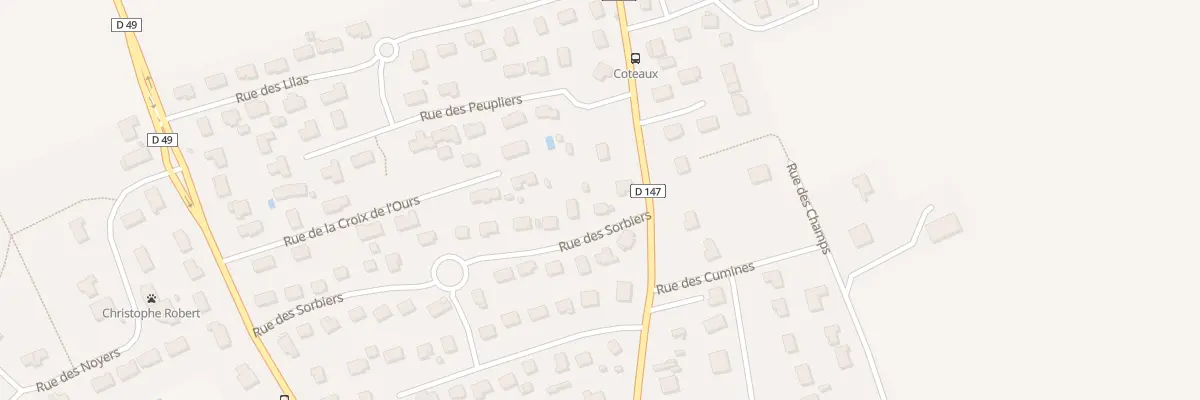 Plan du 13 Rue des Sorbiers à Verrières