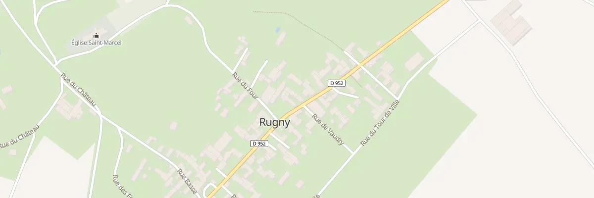 Plan du 21 Gr Grande Rue à Rugny