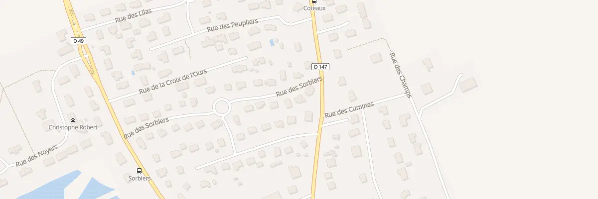 Plan du 16 Rue des Sorbiers à Verrières