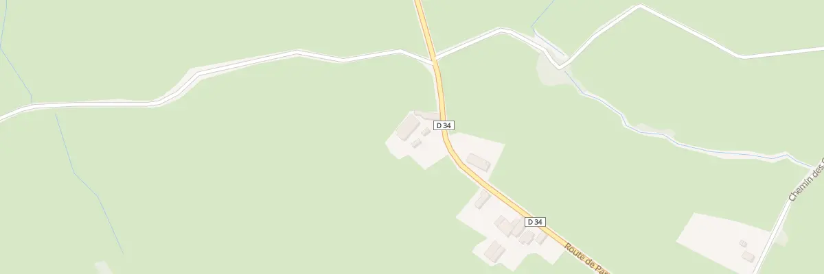 Plan du 945 Rte de Paray à Varenne-l’Arconce
