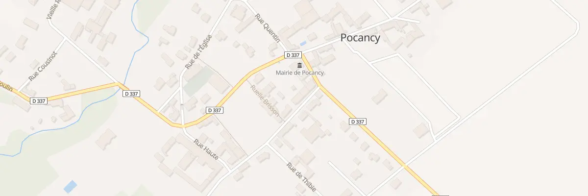 Plan du 21 Rue Haute à Pocancy