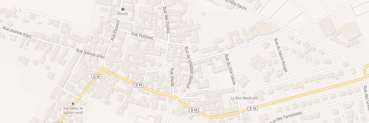 Plan du 1 Rue de Villebois Mareuil à Bouzy