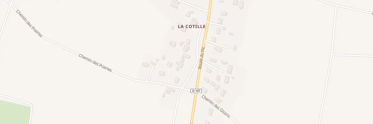Plan du 134 Rue de la Cotille à Précieux