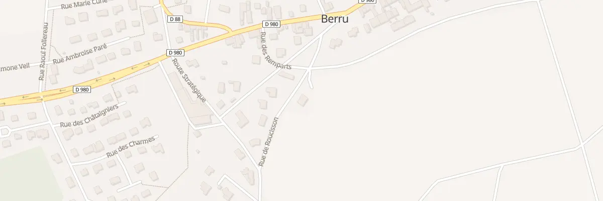 Plan du 3 Rue de Roucisson à Berru