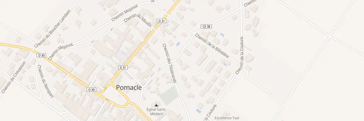 Plan du 5 Rue des Tisserands à Pomacle