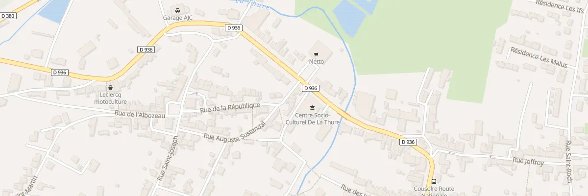 Plan du 5806 Rue du Vieux Couvent à Cousolre