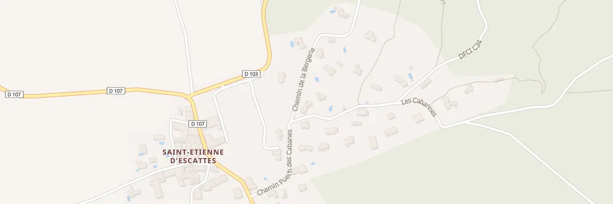 Plan du 5164 Ham de St Etienne d’Escatt à Souvignargues
