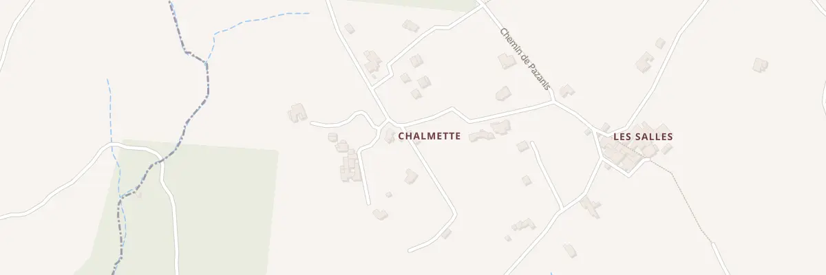 Plan du 5097 Les Chenevieres à Payzac