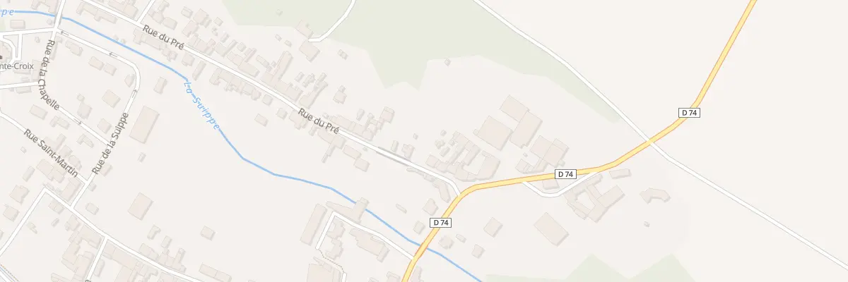 Plan du 12 Rue du Pré à Boult-sur-Suippe
