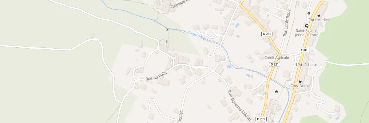 Plan du 80 Imp de la Brousse à Saint-Paul-le-Jeune