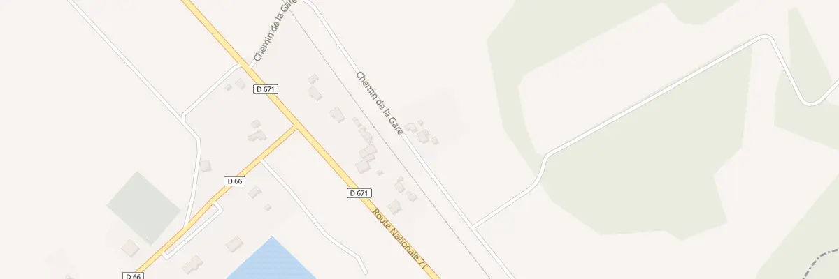Plan du 3 Che de la Gare à Saint-Thibault