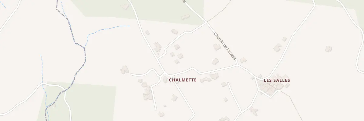 Plan du 6217 La Chalmette à Payzac