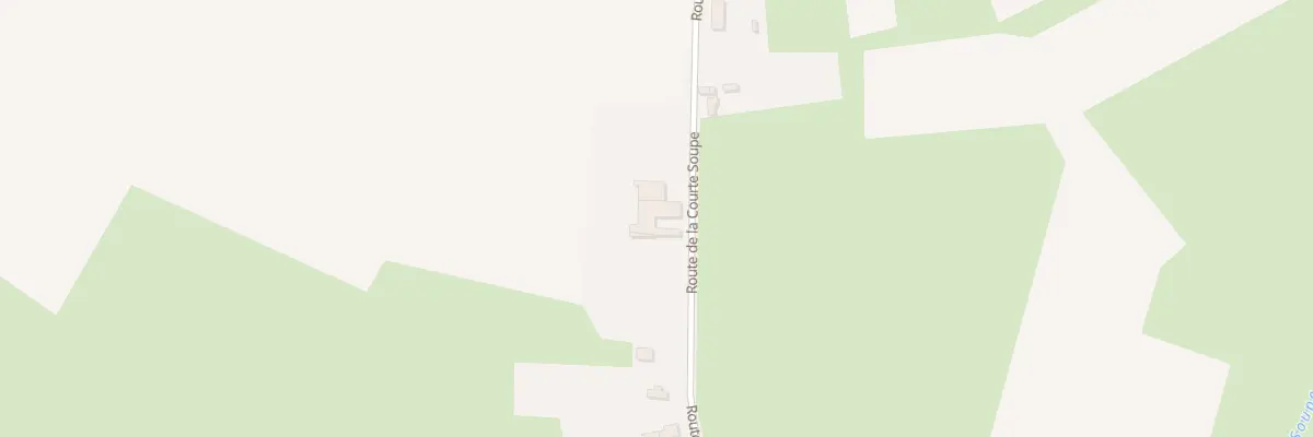 Plan du 2 Rte de la Courte Soupe à Beaumé