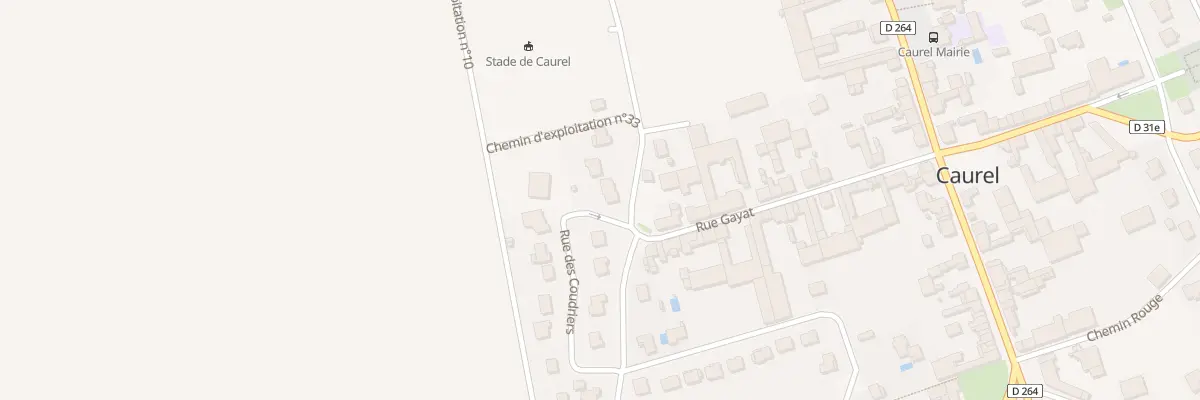 Plan du 1 Che des Fosses à Caurel