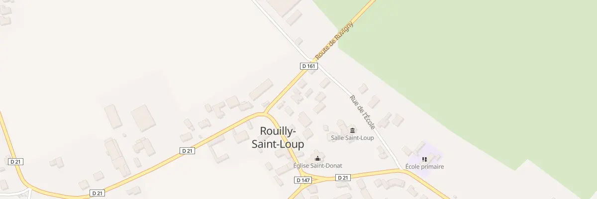 Plan du 3 Rue de la Basse Commune à Rouilly-Saint-Loup