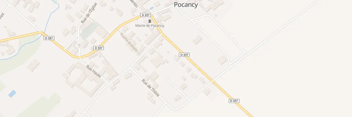 Plan du 6 Rue de Chalons à Pocancy