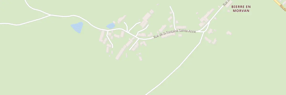 Plan du 5077 Hameau de Bierre en Morvan à La Roche-en-Brenil