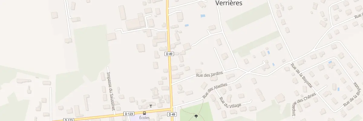 Plan du 31 Rue de la République à Verrières
