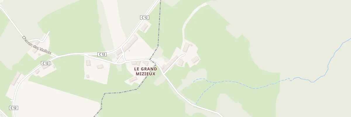 Plan du 5190 Le Grand Misieux à La Celle-en-Morvan