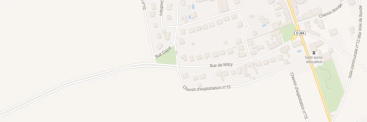 Plan du 26 Rue de Witry à Caurel